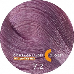 Крем-краска CDC 7/2 Средне-русый фиолетовый100 мл