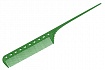 Расчёска с хвостиком гибкая зеленая