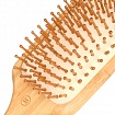 Щетка для волос массажная из бамбука большая. ID1011