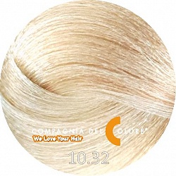 Крем-краска CDC 10/32  Платиново-бежевый блондин