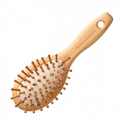Щетка для волос массажная из бамбука малая ID1008